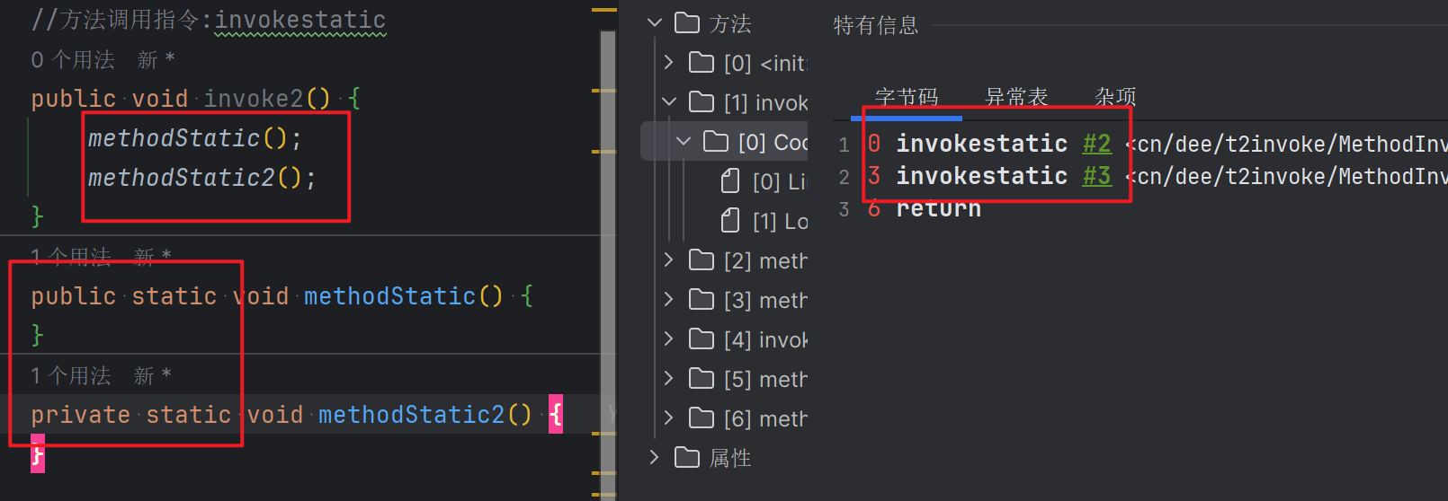 invokestatic 指令